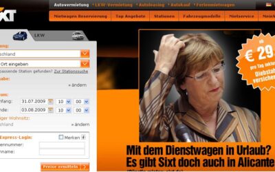 Ulla Schmidt und Sixt